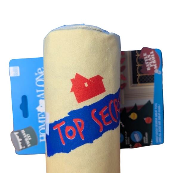 BARK Home Alone Battle Plan Scroll Plush Dog Toy‎ Squeaker Crinkle Thrash Play - Picture 6 of 7